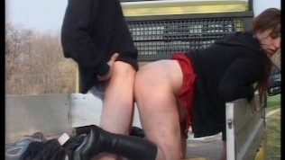 Fuckin in the back of my flat bed truck