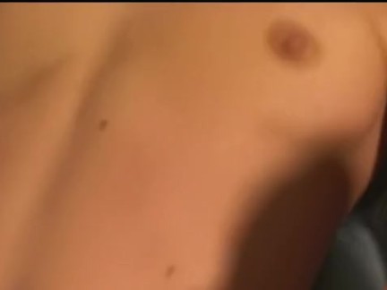 Brunette flat bitch vaginal creampied