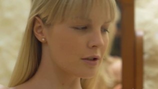 Longhaired princess with sexy chest