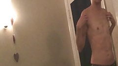 Cindee Showing Off Her Big Nipples on a Flat Chest