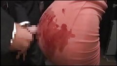 Remi bus sex & skirt ass bukkake