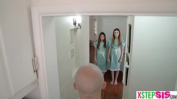 Scary teens are persistent to get on stepbrothers dick