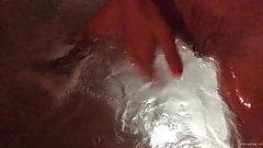 Shrima enjoying jakuzzi