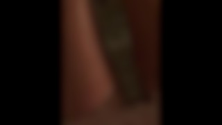 Tattooed teen cleans off in sexy bath