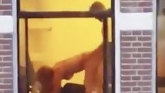 Back to work (and fuck) at the office in front of my flat