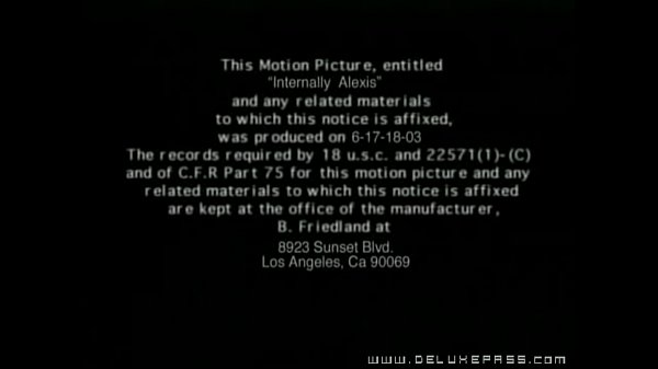 Internally Alexis Amore Scene 1