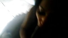 Red bone sucks my dick in the flat block.