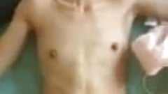 Skinny Asian with flat tits get’s fucked