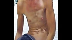 Skinny, Flat MILF Drying Off