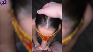 Skinny Babe Sensual Sucking Dick Lover While Husband Not at Home