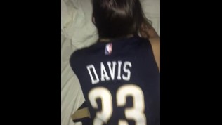 Fucking a sorority slut from behind doggy POV