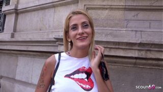 GERMAN SCOUT – SKINNY BLONDE LATINA GIRL GABRIELA PICKUP AND FUCK AT STREET CASTING