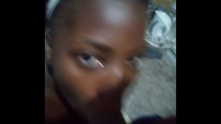 Hood Hoe Sucking In Slum House Ghetto Throat Fuck