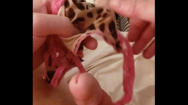 Jacking off in little sisters panties while wearing my exes flats.