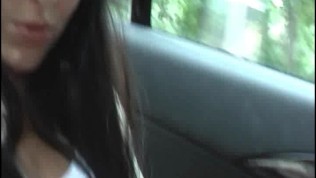 Using a dildo during a taxi ride (100% real…)