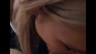 College girl gives me perfect blowjob