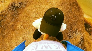 Extreeme sex with sporty teen on the rock