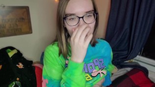 Smoking while telling you how to stroke your cock JOI – IzzyHellbourne