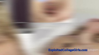 Southern Badass Army Girl’s Enthusiastic Porn Debut