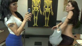 Stuck in Detention with a Sexy TS