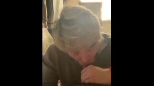 Sucking my friends big fat black dick!