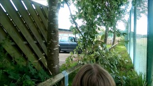 Uni Girl Skipping Class to Fuck & Gargle Cum Outside Classroom