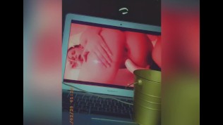 VIDEO MONTAGE: College Babe Plays with Toys While Smoking and Watching Porn