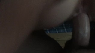 18 year old college girl wakes her boyfriend up for a morning fuck