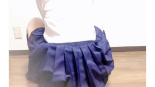 【素人投稿】バック　騎乗位　ディルド　オナニー　【amateur】School girl woman on top dildo orgasm 【asian】