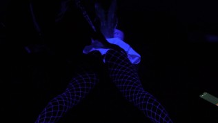 I got horny during the costume halloween party and asked to strange to fingering and let him fuck me