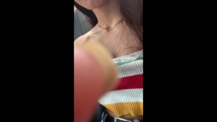 On the way to college, the driver makes me horny