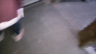 Risky Fucking & Gargling Cum in the School Playground